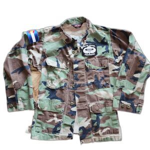 VTG Tru Spec United States Paratrooper Camouflage Army Field Jacket XS
